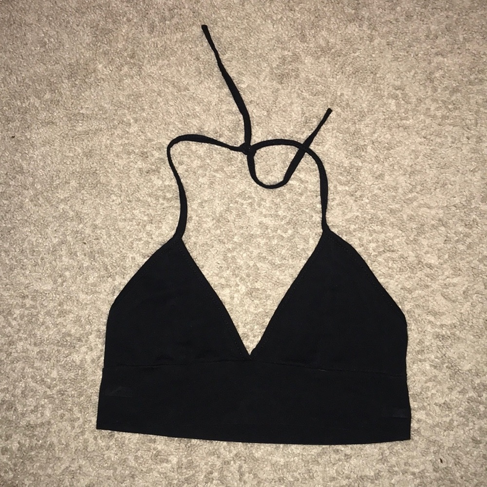 Cute Black Crop Top/ Bralette